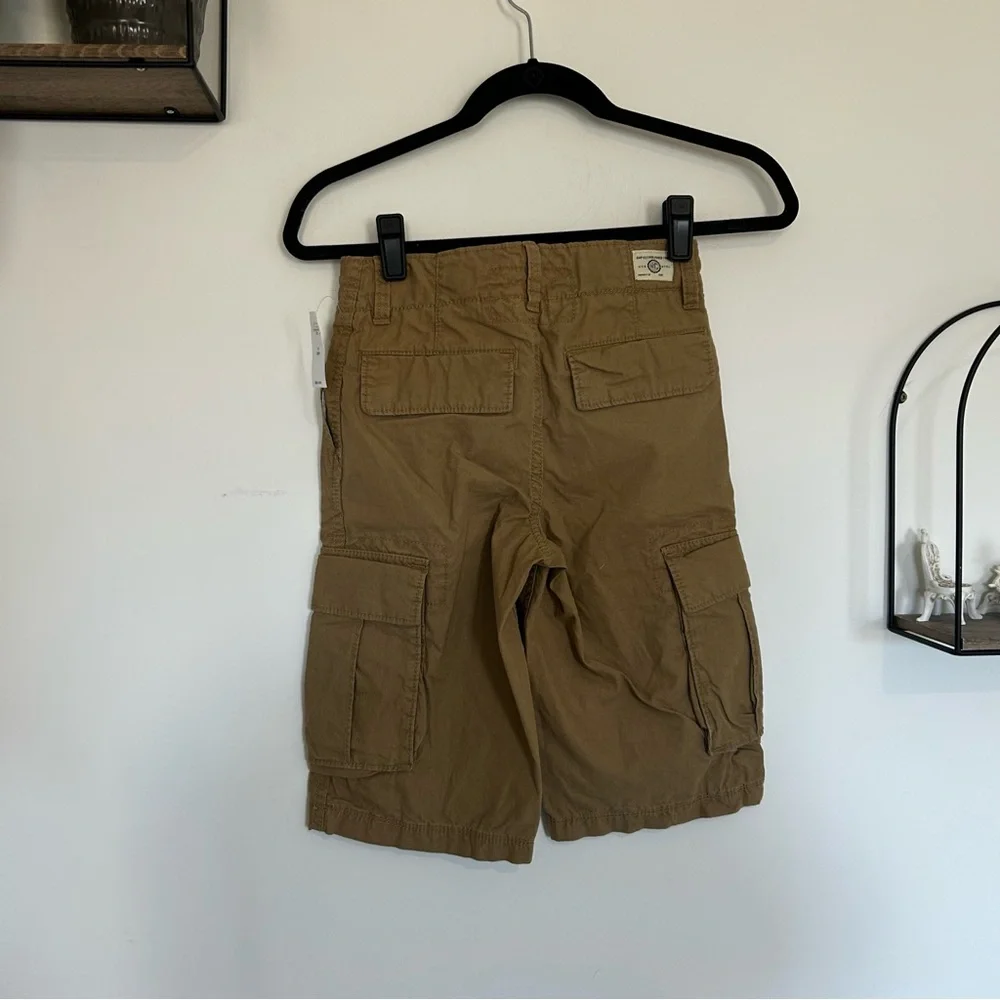NEW Gap‎ Kids 100% Cotton Khaki Cargo Shots Size 12 Slim
